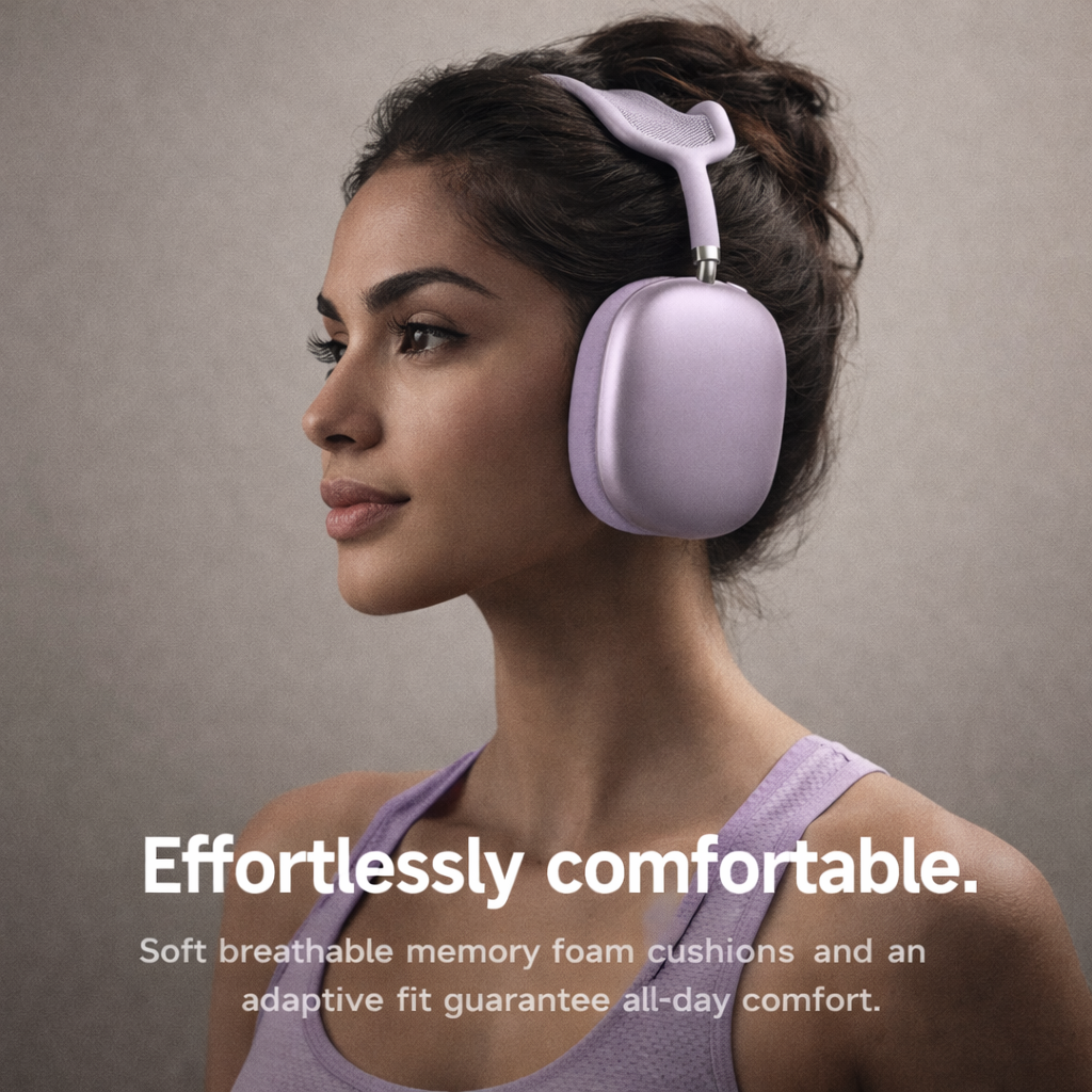 HOCO W65 Wireless Bluetooth Headphones – HiFi Audio & 45h Battery Life